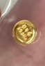 领丰金（LING FENG GOLD）AU9999黄金豆豆足金投资金豆子送女友送妈妈送小孩礼物储备金摆件 0.5g 实拍图