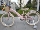 凤凰儿童折叠自行车6-9-15岁男女孩中大童16-18-22寸脚踏车学生车 公主粉-辅轮款-可折叠 20寸适合身高【130-150】 实拍图