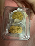 999足金2mg新款招财猫暴富黄金手机贴纸镀金创意金片礼物 暴富 实拍图