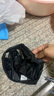 洲克（ZOKE）青少年儿童泳裤男中大童三角专业竞技训练舒适120626816 黑色 16 实拍图