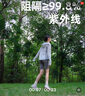 蕉下（beneunder）防晒衣女宽松透气夹克款便携轻量户外AS100银河灰XL 实拍图
