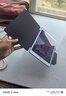 毕亚兹 【贴坏包赔】适用2021年苹果ipad10.2钢化膜 9/8/7代平板电脑10.2英寸 抗蓝光保护膜耐磨 PM119蓝 实拍图
