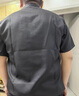 凡黛克餐饮厨师工作服男短袖套装夏季薄款酒店饭店食堂后厨服装定制长袖 麦穗短袖白色 175/XL 实拍图