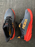 HOKA ONE ONE男女夏季挑战者7全地形跑步鞋CHALLENGER 7轻盈缓震 城堡灰/火红色-男 42.5 实拍图