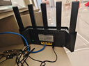 Tenda腾达路由器【升级立式WiFi6】AX1500千兆穿墙王:信号增强无线家用全屋Mesh排行前十名云霄黑 实拍图