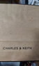 CHARLES&KEITH鳄鱼纹凯莉包手提斜挎婚包包女包生日礼物CK2-50270880-1 Ivory象牙色 S 实拍图