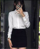 Amerpin重磅真丝衬衫女100%桑蚕丝衬衫女长袖新款丝滑高级上衣衬衣职业装 白色（礼盒包装） L 【推荐体重:110-125斤】 实拍图