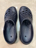 迪卡侬（DECATHLON）游泳男士凉鞋沙滩拖鞋洞洞鞋外穿NABD2028002深蓝色网格款44码 实拍图