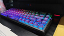 臻火电竞 雾透键帽 正刻侧刻雾面透光透明 适用wooting小蜜蜂美加狮磁轴机械键帽 60/65/68/75/108配列 紫透键帽 (正刻)-94键 实拍图