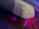 Colorfire七彩虹桌面蓝牙5.3电脑音箱USB适用台式机笔记本音响双喇叭低音炮电竞游戏网课送礼 CL500白色 实拍图