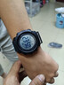 盾者战术手表新兵入伍执勤军迷电子表多功能指南针温度防水电子手表男 黑色【白盘胶圈】标准款 实拍图