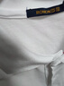 罗蒙男童短袖polo衫校服春夏新款T恤女童班服 条纹白色短袖POLO衫 150 实拍图