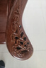 善匠良品 红木家具非洲花梨（学名：刺猬紫檀）皇宫椅子三件套实木沙发圈椅组合太师椅 皇宫椅单把( 无坐垫) 实拍图