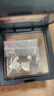 纯银珍珠耳环女18K包金气质海贝贝壳舞裙珍珠耳钉情人节礼物 白色 实拍图