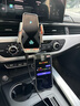 亿饰适用于沃尔沃XC60S90S60XC40XC90汽车载手机支架无线充电卡扣支架 沃尔沃专用【黑玻璃】科技投屏 22-25款XC60【卡扣底座】 实拍图