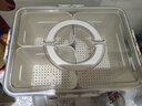 禧天龙pet保鲜盒手提便携水果盒大容量保鲜食品级户外露营野餐盒三分格 实拍图