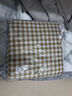 北欧风棋盘格裸睡亲肤被套单件水洗棉机洗斜纹加大单人被罩 深灰银灰 150*200CM【单件被套】 实拍图