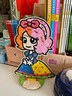 Murcia雪花泥木板画珍珠泥3d立体粘土画儿童手工diy制作材料包女孩玩具 实拍图