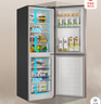美的（Midea）两门二门双开门租房小型家用电冰箱风冷无霜小冰箱BCD-185WM(E)双系统不串味以旧换新【国家补贴】 实拍图