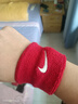 NIKE 耐克护腕男女运动吸汗 篮球健身跑步擦汗护具NNN04601OS 红色 实拍图