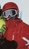 UVEX athletic滑雪镜 德国优维斯进口男女滑雪眼镜超清防雾可卡近视镜 FM5505205130.哑光灰黑-橙/橙.S2 实拍图