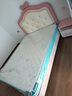 LINSY KIDS林氏儿童床女孩公主床简约单人床 床+床头柜*1+黄麻床垫 1.5*2m 实拍图