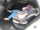 感恩儿童安全座椅0-4-12岁360度旋转 ISOFIX 瑞亚银月灰 实拍图