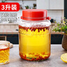 拜杰泡酒瓶玻璃罐泡酒容器泡菜坛酵素瓶五谷杂粮储物罐果酒瓶3L泡酒罐 实拍图