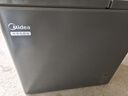 美的（Midea）210升双温双箱家商两用冰柜大冷冻小冷藏卧式节能低音冷柜小型冰箱BCD-210DKEM(E)钛钢灰国家补贴 实拍图
