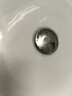 潜水艇（Submarine）洗手盆漏水塞洗脸盆下水器洗手池塞子按压式弹跳芯防臭过滤器京 【银色】黄铜弹跳水塞(大盖) 实拍图