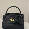 CHARLES&KEITH鳄鱼纹凯莉包手提斜挎婚包包女包生日礼物CK2-50270880-1 Black黑色 S 实拍图