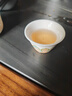 瓷牌茗茶具（cipaiming teaset）旅行茶具套装户外便携式陶瓷快客杯一壶四杯办公室功夫茶壶泡茶 月白《古茗》一壶三杯+便携包 实拍图