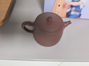 百年利永宜兴紫砂壶纯全手工原矿紫泥泡茶壶功夫茶具竹节汉铎一壶两杯套装 竹节汉铎 240ml 原矿紫泥 实拍图