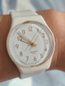 斯沃琪（Swatch）瑞士手表 纯白之光2.0 毕业礼物男女时尚腕表考试表 SO28W107-S14 实拍图