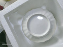 顺祥轻奢碗碟套装陶瓷米饭碗家用高档釉下彩纯白简约碗盘餐具汤面碗 4英寸吃碟 实拍图