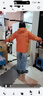 骆驼（CAMEL）梭织加绒连帽风衣男防泼水休闲外套 J13CZ0L7070A 甜椒橙 XXL 实拍图