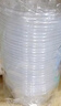 芳草地 一次性碗700ml*100只装 透明餐盒餐碗加厚塑料碗饺子汤圆汤碗面碗 烧烤野炊水果碗 圆形打包盒不带盖 实拍图