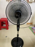 红双喜（RED DOUBLE HAPPINESS）电风扇落地扇家用风扇遥控定时电扇餐厅轻音立式摇头风扇办公室大风量SY 16英寸4档劲风【可定时】 实拍图