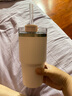 STANLEY网红吸管杯水杯保温杯大容量办公车载不锈钢杯子591ML-晶粉色 实拍图