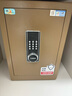 虎牌保险柜家用小型床头保险箱办公财务专用 密码指纹WIFI远程全钢防盗可入墙固定入衣柜保管箱 60cm高 咖色（三层） 指纹款(密码+指纹+钥匙) 实拍图