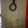 GUCCI古驰Gucci Interlocking系列吊坠项链 银925 均码 实拍图