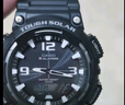 卡西欧（CASIO）手表男女时尚休闲学生腕表810运动防水太阳能手表元旦新年礼物 太阳能AQ-S810W-1A 实拍图