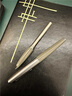 英雄（HERO）钢笔  新年礼物14K金尖 半钢100钢笔高端商务办公签字笔本墨大礼盒套装 米色 实拍图