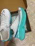 特步一体成型3代跑步鞋男体考耐久竞训支撑轻盈跑鞋女休闲运动情侣鞋 白/极光绿/石青蓝-势如破竹-男 41.5 实拍图