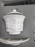 EATKM轻奢品牌羊脂玉白瓷茶具整套高档盖碗功夫茶具套装商务礼品礼盒装 西施壶全家福套组+茶盘 礼盒装 晒单实拍图