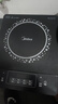美的（Midea）电磁炉电陶炉 2200W大功率家用猛火爆炒耐用面板八档火力纤薄电磁灶火锅炉国家补贴 C22-RT22E01 实拍图