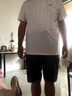 361度运动套装男夏季跑步短袖基础舒适速干健身训练衣服 【男款】本白/超级黑 XL 实拍图