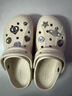 卡骆驰crocs洞洞鞋贝雅卡骆班轻便耐磨一脚蹬休闲鞋|205089 黑色/白色-066 40 (250mm) 实拍图