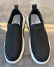 热风（Hotwind）【商场同款】春季新款男士时尚休闲鞋一脚套厚底圆头百搭日常布鞋 01黑色 41 255mm 实拍图