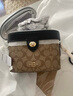 COACH蔻驰女包奢侈品大牌轻奢女士小号单肩手提包盒子包 【保税仓】78277IMCBI卡其配黑 实拍图